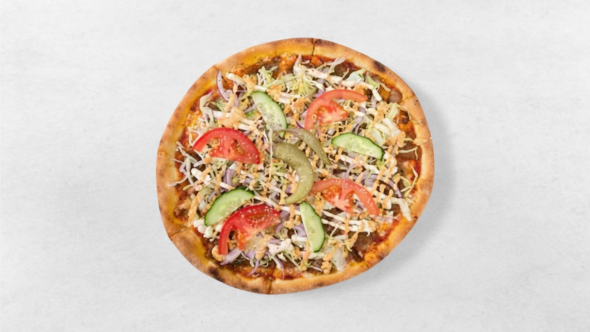 Kebabpizza från Wolt